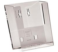 Taymar WPA6 Freestanding/Wall Mounted A6 Portrait Leaflet Holder