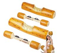 TAYSTE Inflatable Battle Logs,Aerated Battle Log Rafts Pool Floats | Pool Water Sports Games Wood Grain Floating Row Swimming Pool Inflatable Toys