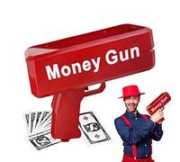 TAYSTE Money Machine & Prop Money | Fake Money Cash Machine Handheld Toy,Cash Shooter for, Movies, Game, Night Club, Birthday