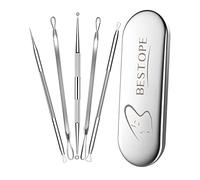 TAYTHI Blackhead Remover Tool, Pimple Popper Tool Kit, Blackhead Extractor Tool for Face, Extractor Tool for Comedone Zit Acne Whitehead Blemish, Stainless Steel Extraction Tools