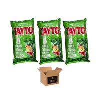 Tayto Crisps Flavoured British Potato Chips & Corn Snacks | 6xCheese Onion, Smoky Bacon, Wuster Sauce, Prawn Cocktail and Spring Onion - Party, Lunchbox Crispy Packs (6 x Spring Onion - Pack 3)