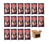 Tayto Crisps Flavoured British Potato Chips & Corn Snacks | 6xCheese Onion, Smoky Bacon, Wuster Sauce, Prawn Cocktail and Spring Onion - Party, Lunchbox Crispy Packs (6 x Wuster Sauce -Pack 16)