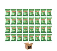 Tayto Crisps Flavoured British Potato Chips & Corn Snacks | Cheese Onion, Smoky Bacon - Party Snacks, Lunchbox Crispy Sharing Packs (Case of 32, SPRING ONION 37.5g)