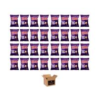 Tayto Crisps Flavoured British Potato Chips & Corn Snacks | Cheese Onion, Smoky Bacon - Party Snacks, Lunchbox Crispy Sharing Packs (Case of 32, PICKLED ONION 37.5g)