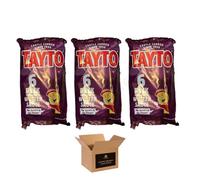 Tayto Crisps Flavoured British Potato Chips & Corn Snacks | Cheese Onion, Smoky Bacon - Party Snacks, Lunchbox Crispy Sharing Packs (Pack of 3, 6 x Wuter-Sauce)