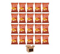 Tayto Crisps Flavoured British Potato Chips & Corn Snacks | Cheese Onion, Smoky Bacon - Party Snacks, Lunchbox Crispy Sharing Packs (Case of 20, SMOKY BACON £1.25 65g)