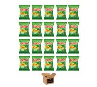 Tayto Crisps Flavoured British Potato Chips & Corn Snacks | Cheese Onion, Smoky Bacon - Party Snacks, Lunchbox Crispy Sharing Packs (Case of 20, SPRING ONION £1.25 65g)