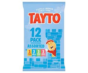 Tayto Northern Ireland Variety Assorted Potato Crisps Multipack (12 X 25g)