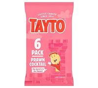 Tayto Prawn Cocktail Flavour Potato Crisps 6 x 25g