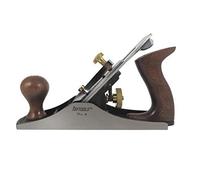 Taytools 469614 Smoothing Bench Hand Plane #4, 9-3/4 Inch Sole, Ductile Cast Body, Lapped Sides and Bottom, Blade RHC 55-60, Sapele Handle and Tote