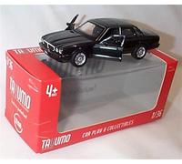 tayum'o Jaguar XJ6 Anthracite pull back and go with opening doors vehicle 1:36 scale diecast model