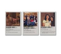 Tayuote 3 PCS Gilmore Poster Girls Comedy Tv Series Poster Wall Art Canvas Posters Room Decorative Aesthetic Poster Print Decor Posters 16x24inch(40x60cm)-3pcs Style-3
