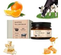 Tayyib Halal Tallow Balm, Organic Grass-Fed Tallow Balm With Raw Honey, Honey for Face & Body, Deep Hydration & Nourishment - All-Natural Raw Honeys Care (Citrus)