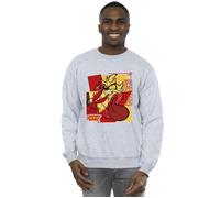 Taz Bugs Rabbit New Year Sweatshirt Looney Tunes Grey M