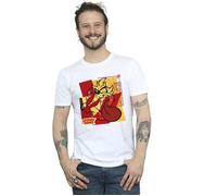 Taz Bugs Rabbit New Year T-Shirt Looney Tunes White 4XL