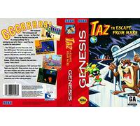 Taz Escape From Mars Genesis Replacement Box Art Case Insert Cover Only