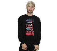 Taz I Carol Now Sweatshirt Looney Tunes Black M