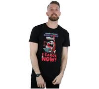 Taz I Carol Now T-Shirt Looney Tunes Black M