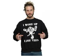 Taz I Woke Up Like This Sweatshirt Looney Tunes Black M