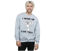Taz I Woke Up Like This Sweatshirt Looney Tunes Grey M