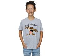 Taz That´s All Folks T-Shirt Looney Tunes Grey 7-8 Years