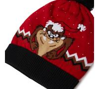 Taz the Season Christmas Beanie Red