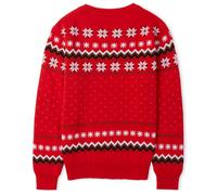 Taz the Season Christmas Kids Knitted Jumper Red - L