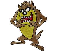 Taz The Tasmanian Devil Patch Iron Sew On Clothes Bag Cartoon Embroidered Badge