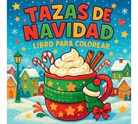 Tazas de Navidad - Libro para colorear