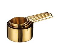 Tazas Medidoras - Juego De 4 Pieces With Doble Escala, Medidores Apilables Para Cocina Y Repostería, Utensilios Para Ingredientes Secos Y Líquidos, Harina, Azúcar, Leche, Café, Arroz