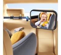TAZENI Baby Car Mirror - 360 Caring Mirror for Car Seat, Shatterproof, Crash Tested