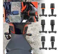 TAZGANTAX Motorcycle Aluminum Engine Side Falling Protection Frame Slider Compatible with K.T.M Duke 125 200 250 390 DUKE125 DUKE200 DUKE250 DUKE390 Part 2017 2018 2019 2020 2021 2022 (Orange)