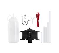 TAZGANTAX Motorcycle Chain Cleaning Machine Kit Lube Device Lubricating Accessory Chain Maintenance Brush Gear Cleaner Tool Washing Chains Cleaner Fits for All Model (Black)