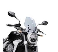TAZGANTAX Motorcycle Front Fairing Windshield Wind Deflector for CB650R CB1000R Windscreen Flyscreen Protector Screen Visor Fits for Ho-nda CB 650 R CB 650 F 2018 2019 2020 (Light Smoke)