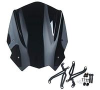 TAZGANTAX Motorcycle Touring Windshield Flyscreen Protector for G310R Windscreen Wind Deflector Compatible with G310 R G-310-R 2016 2017 2018 2019 2020 2021 2022 Visor Accessories (Black)