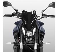 TAZGANTAX Motorcycle Touring Windshield Windscreen Fairing Wind Deflector MT07 FZ07 Screen Shield Visor Protector w/Bracket Compatible with Ya-maha MT FZ 07 MT-07 FZ-07 2021 2022 2023 (Black)