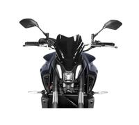 TAZGANTAX Motorcycle Touring Windshield Windscreen Fairing Wind Deflector MT07 FZ07 Screen Shield Visor Protector w/Bracket Compatible with Ya-maha MT FZ 07 MT-07 FZ-07 2021 2022 2023 (Black)