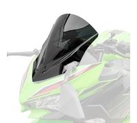 TAZGANTAX Motorcycle Windscreen Wind Screen Front Fairing Windshield Wind Deflector Fly Screen Parebrise Visor Compatible with Ka-wa-sa-ki Ninja 400 Ninja 250 2018 2019 2020 2021 2022 (Smoke)