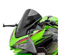 TAZGANTAX Motorcycle Windscreen Wind Screen Front Fairing Windshield Wind Deflector Fly Screen Parebrise Visor Compatible with Ka-wa-sa-ki Ninja 400 Ninja 250 2018 2019 2020 2021 2022 (Smoke)