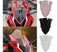 TAZGANTAX Motorcycle Windshield Windscreen Wind Deflector CBR500R Front Fairing Flyscreen Protector Compatible with Ho-nda CBR 500 R CBR-500-R Accessories 2019 2020 2021 2022 2023 (Smoke)