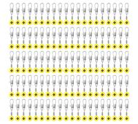 TAZIZI 100Pcs Fishing Float Connectors, Hook Shanks Clip, Type B, A