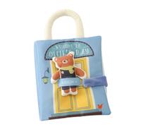 TAZIZI Activity Book for Babies with Page-Based Sensory Games | Fabric Handle, Home Travel Entertainment, Early Learning Practice, Portable Use