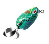 TAZIZI Artificial Frogs Lures Double Propellers Large Feet, A