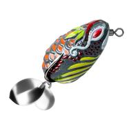 TAZIZI Artificial Frogs Lures Double Propellers Large Feet, E1