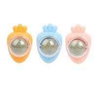 TAZIZI CatCatnipBall Wall CatLickBall Toy GallFruitCatnip CatToy, A