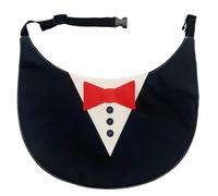 TAZIZI Dog Bandana Drip Bib for Large Breeds, Black M