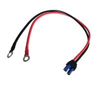 TAZIZI EC5 Eyelet Terminal Harness 10 AWG for Battery, Female head | Jump Starter Battery Cable EC5 to Eyelet Terminal Adapter for Charging Wiring Projects Roadside with PVC Cover