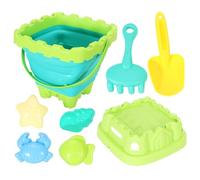 TAZIZI Foldable Sand Bucket for Beach Camping and Pool Activities, A