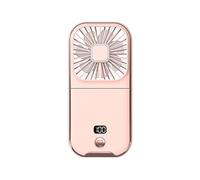 TAZIZI Japan and South Korea Desktop 180° Folding Fan Hand-Held USB Wind Outdoor 3000mAh Charging Treasure Hanging Neck Usb Rechargeable Handheld