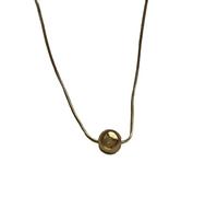 TAZIZI Love Heart Stainless Steel Necklace | Stainless Steel Snake Bone Collarbone Chain for Student, Adjustable Chain, Fashion Birthday Gift, Jewelry